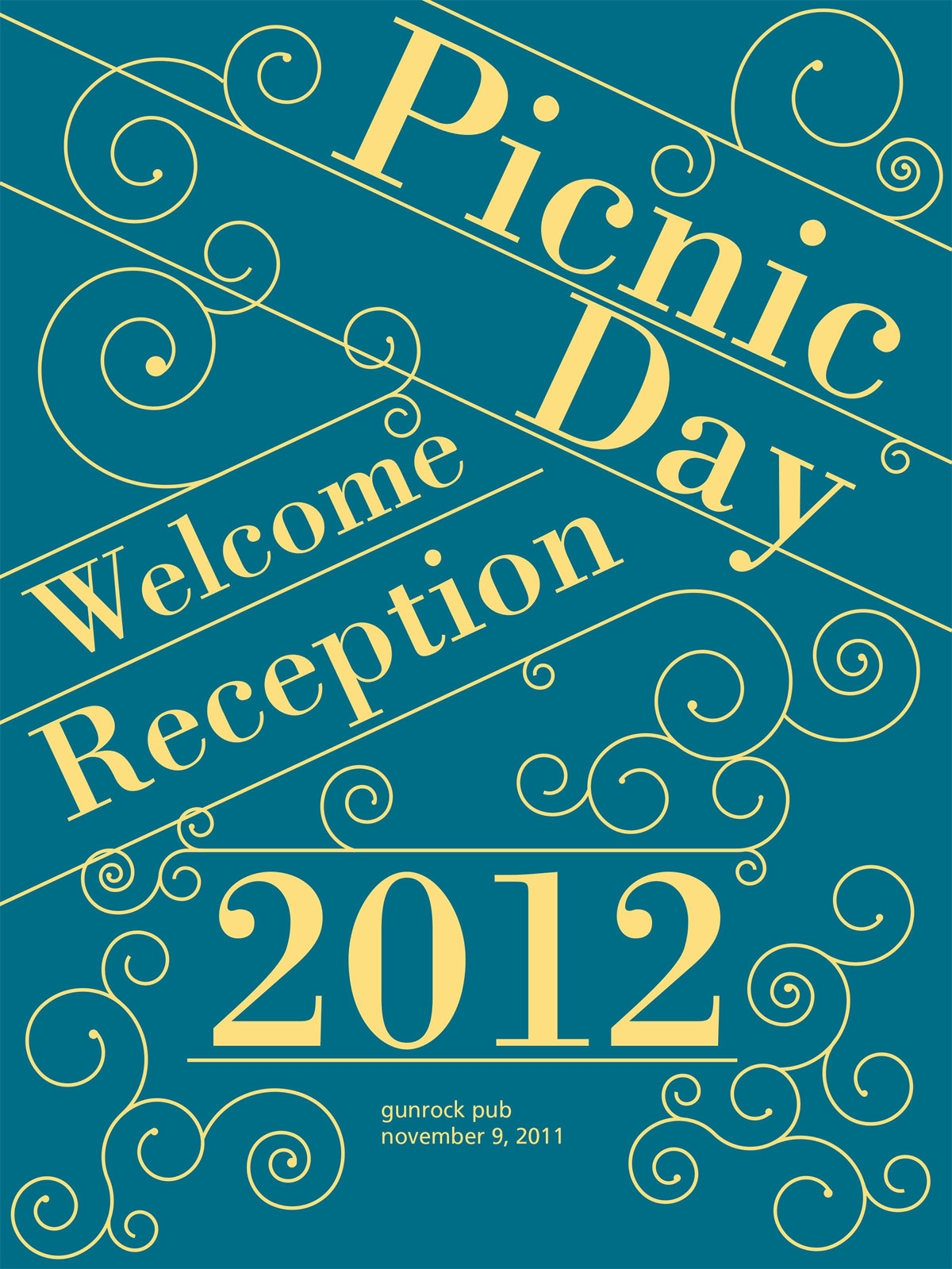 Picnic Day Welcome Reception Poster