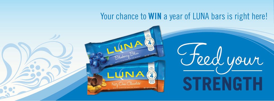 Luna Bar Sweepstakes Enter Graphic